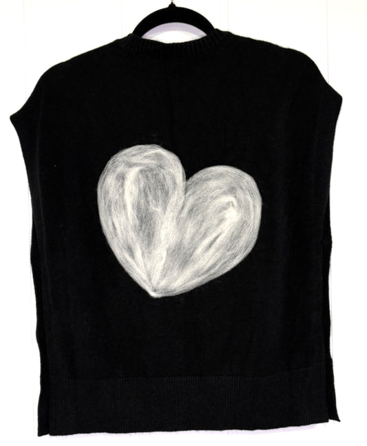 Sleeveless Side Button Sweater Vest