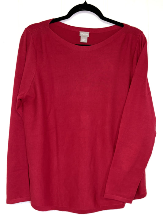 Chico's Swoop Neck Sweater