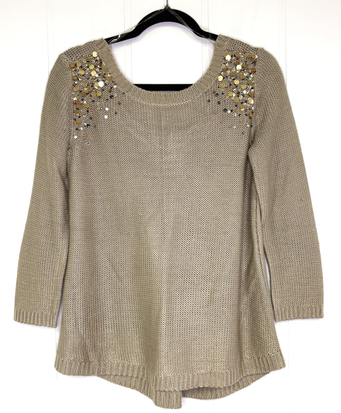 Sweater w/Sequin Shoulder