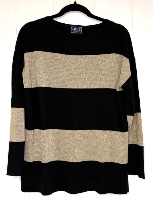 Chaps Glitter Stripe Sweater