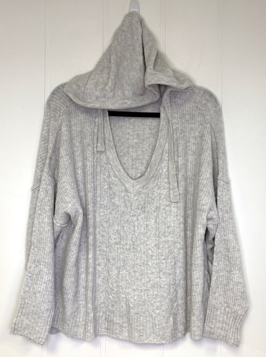 Cable Knit Sweater Hoodie