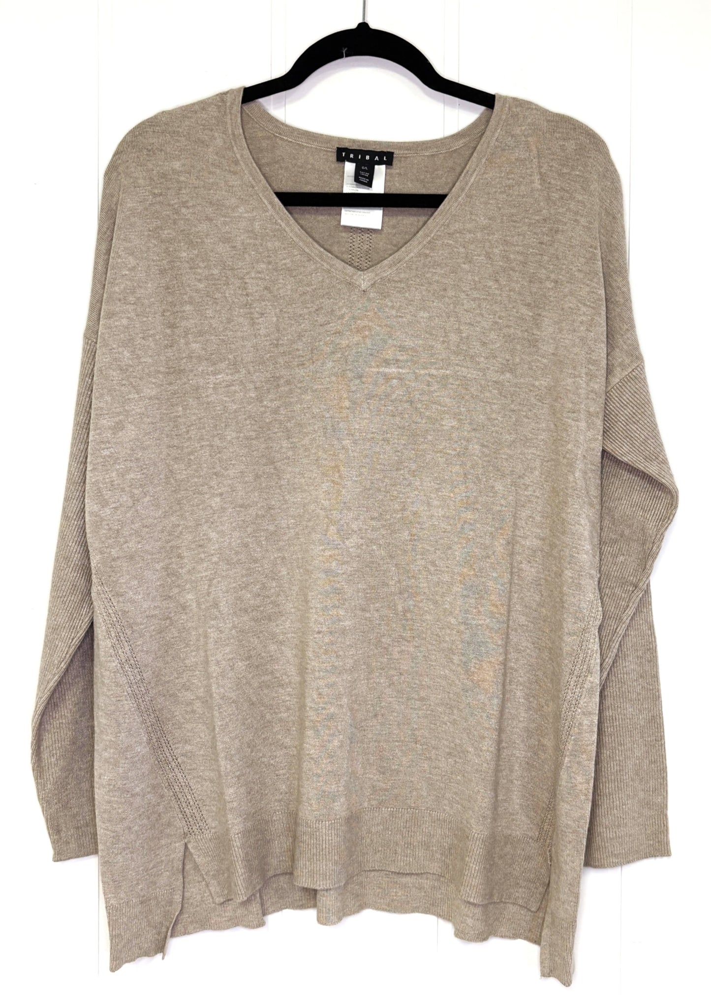 Tribal V-Neck Sweater