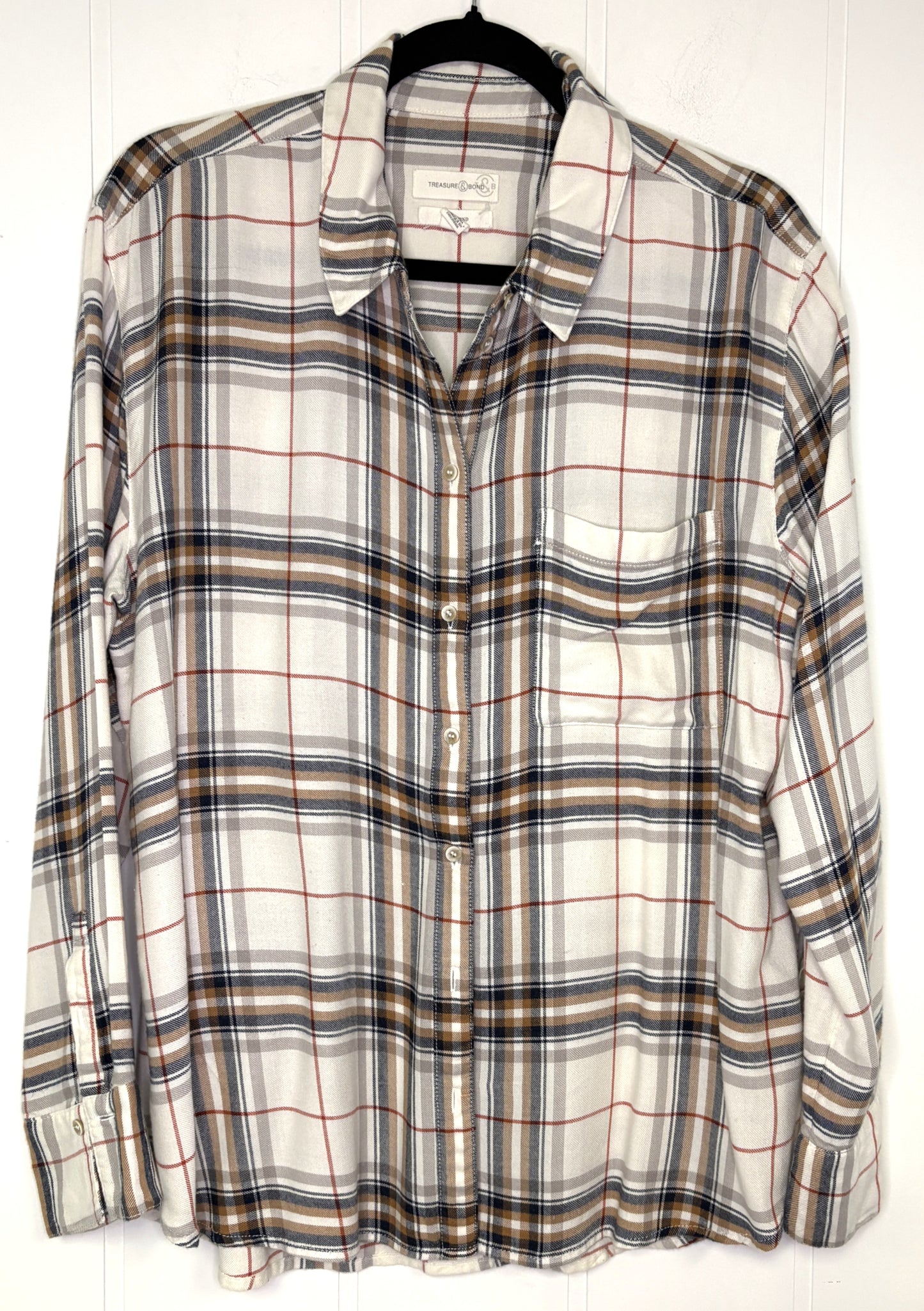 Treasure & Bond Plaid Flannel