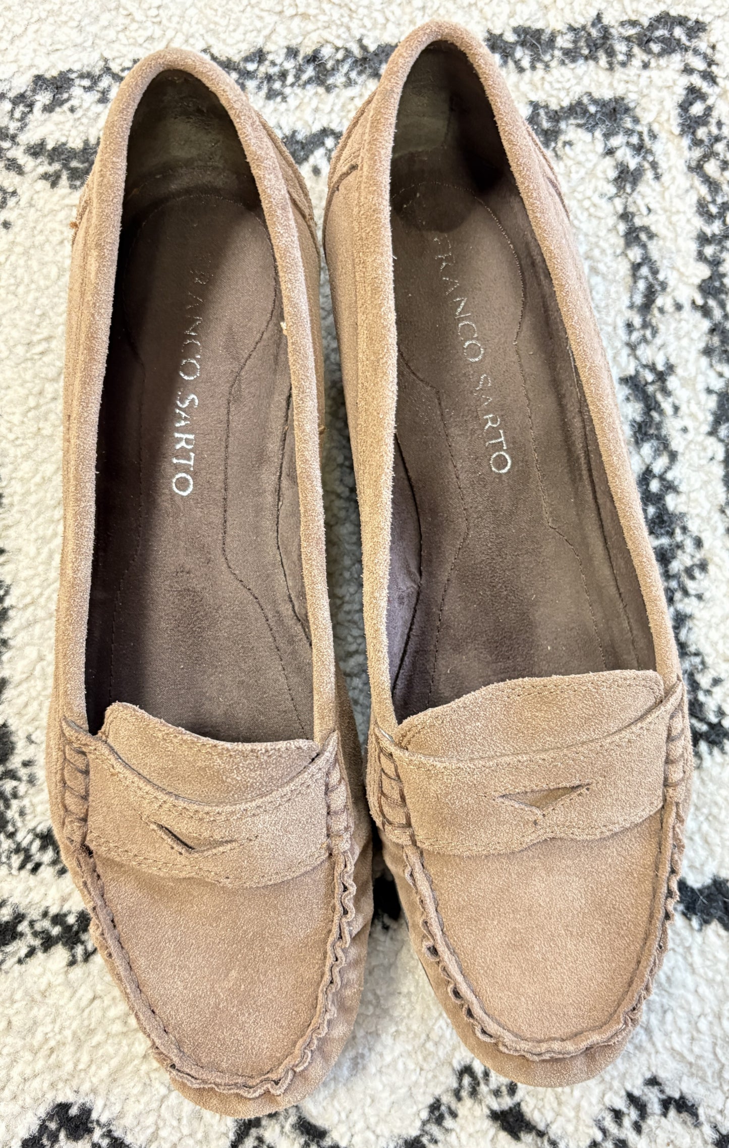Franco Sarto Suede Loafers
