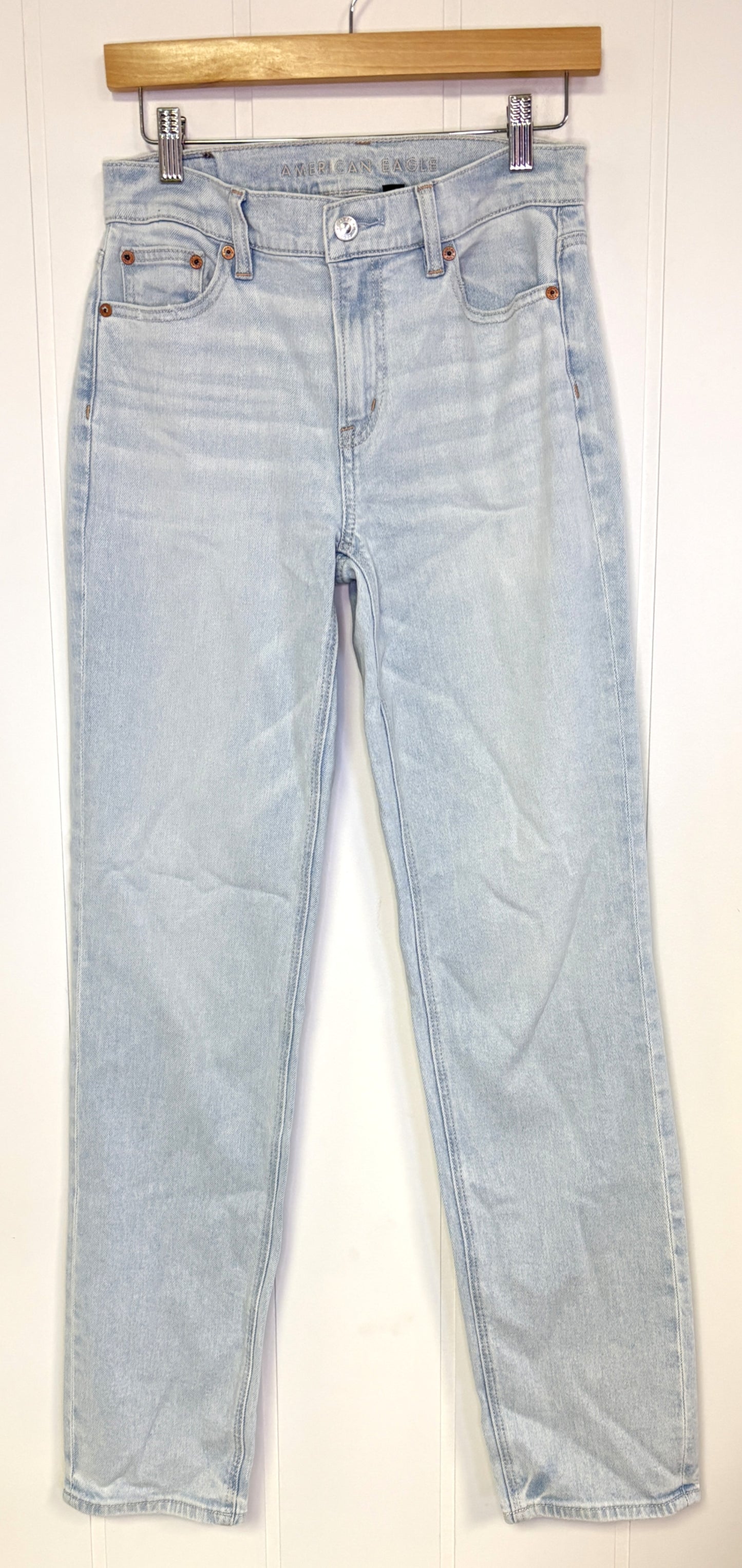 AE High-Rise Straight Jeans