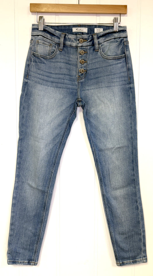 Mid-Rise Ankle Skinny Jeans