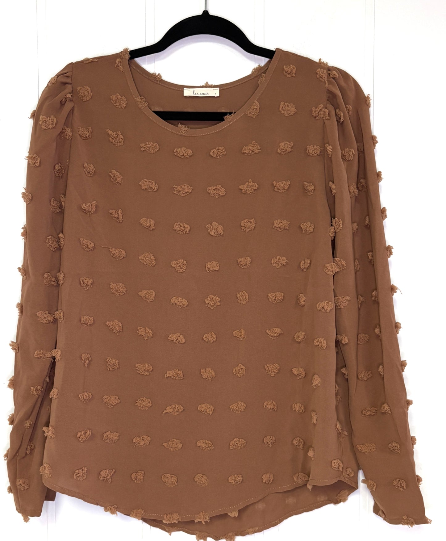 Les Amis Sheer Dotted Top