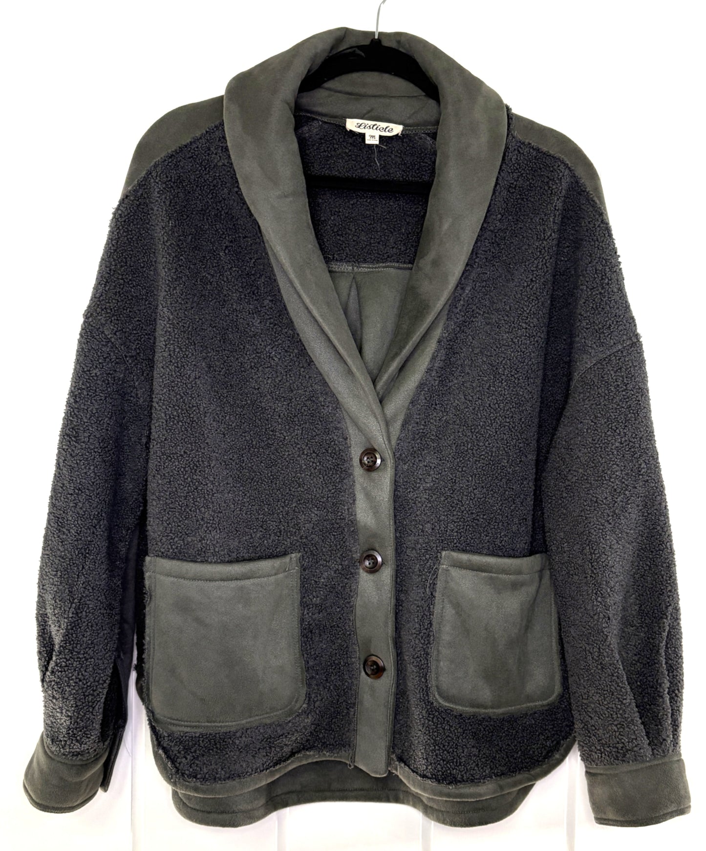 Listicle Suede/Wool Jacket