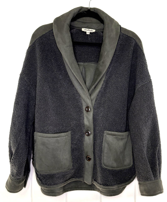Listicle Suede/Wool Jacket