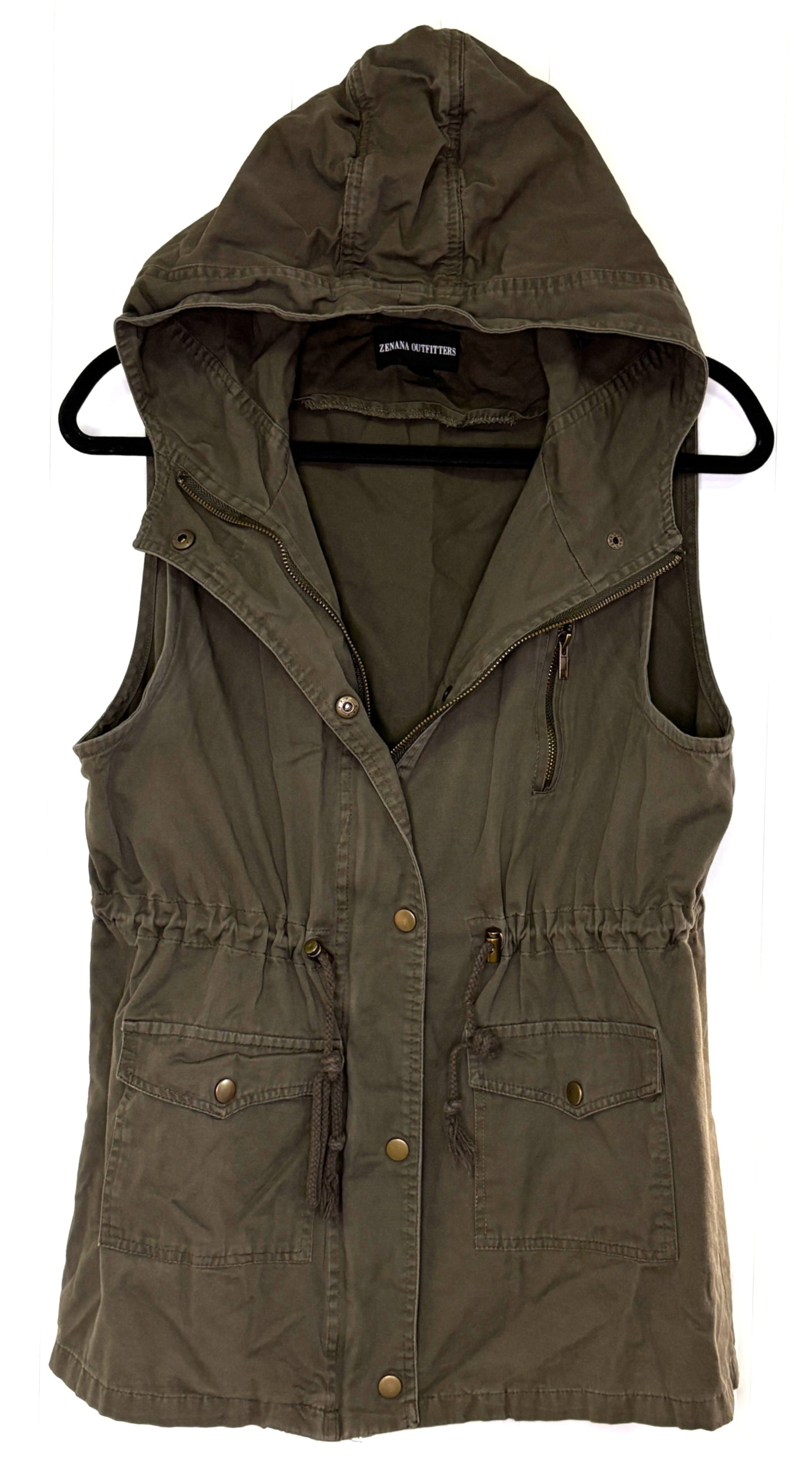 Hooded Cargo Vest