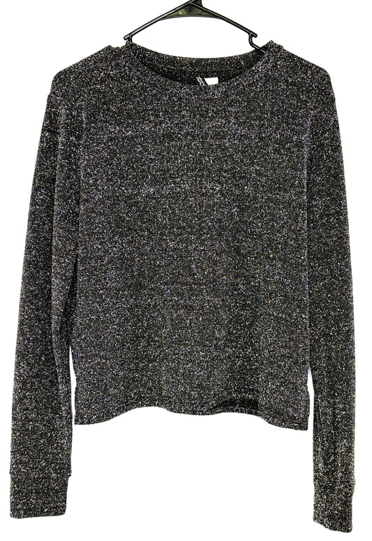 Glittery Long-Sleeved Top