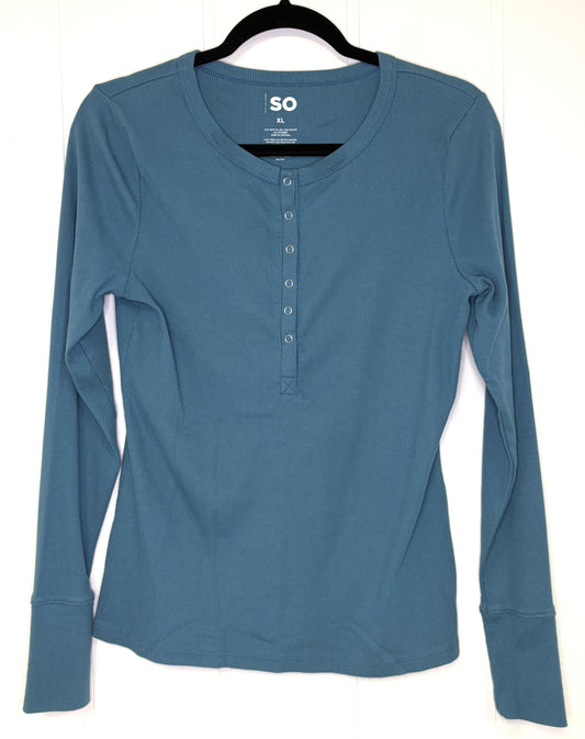 'So' Brand Henley T-Shirt