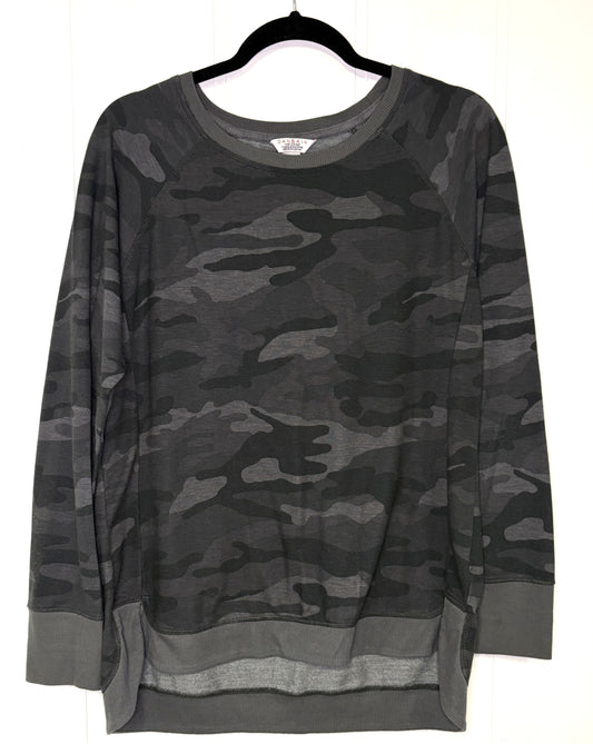 Danskin Lightweight Camo Sweater