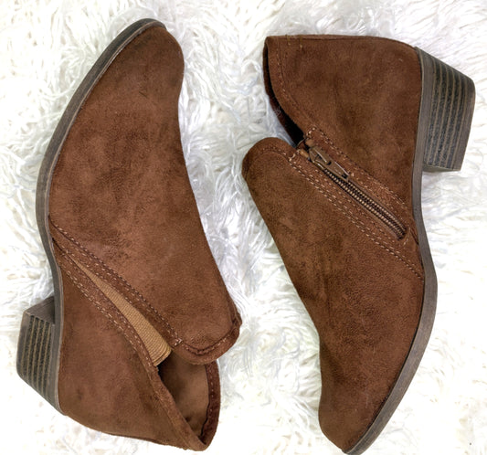 Suede Zip 'Elf' Booties