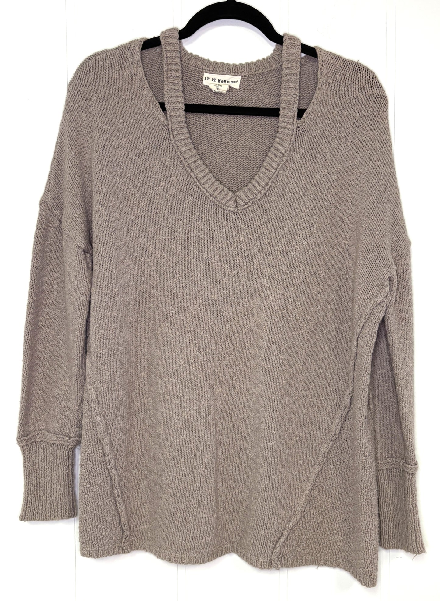 Cold Shoulder Cut Sweater