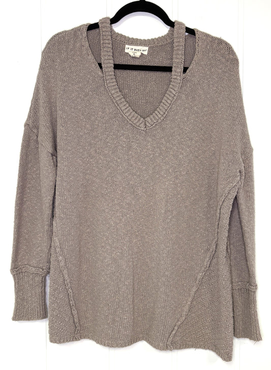 Cold Shoulder Cut Sweater