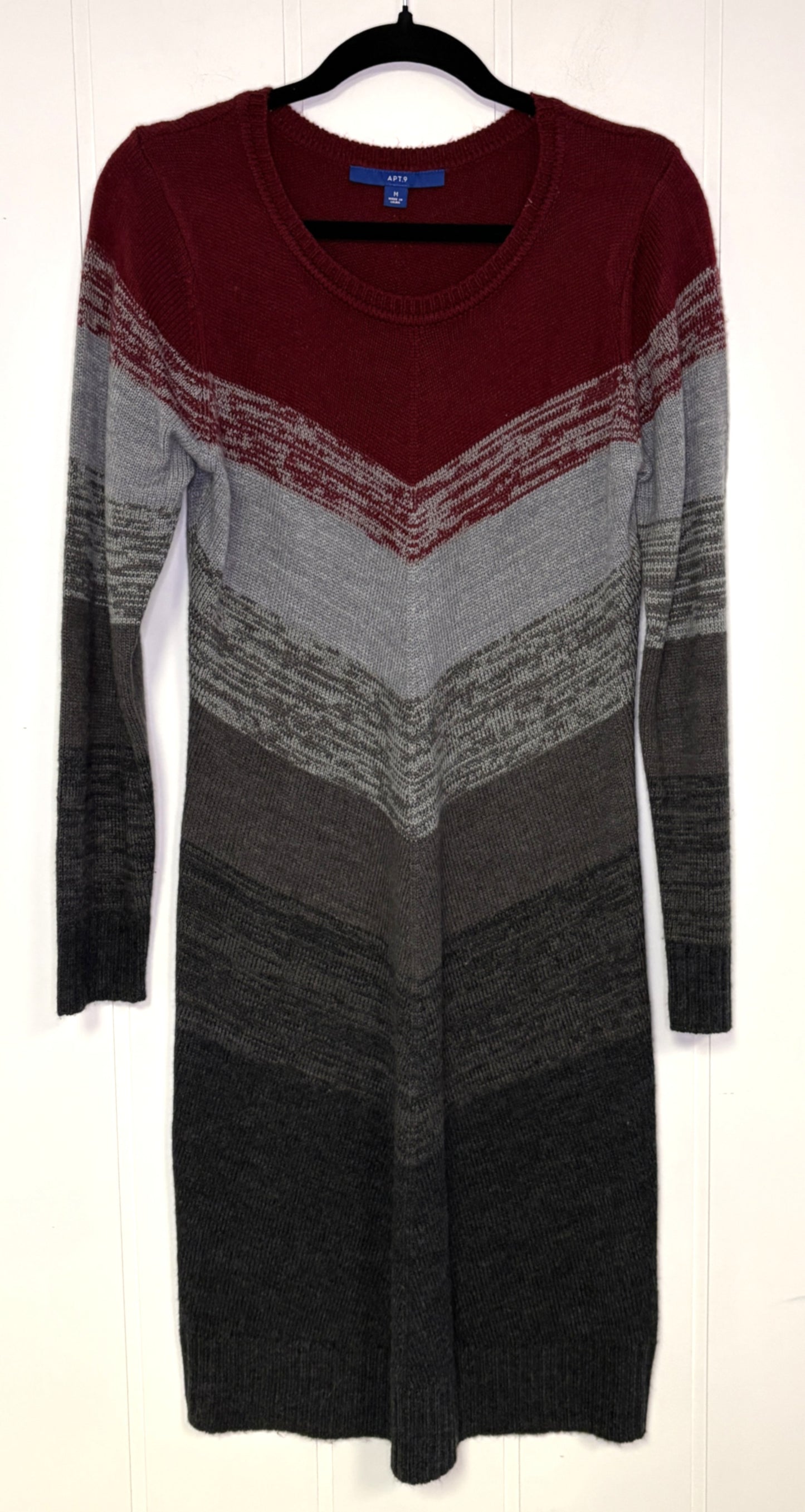 Chevron Sweater Dress