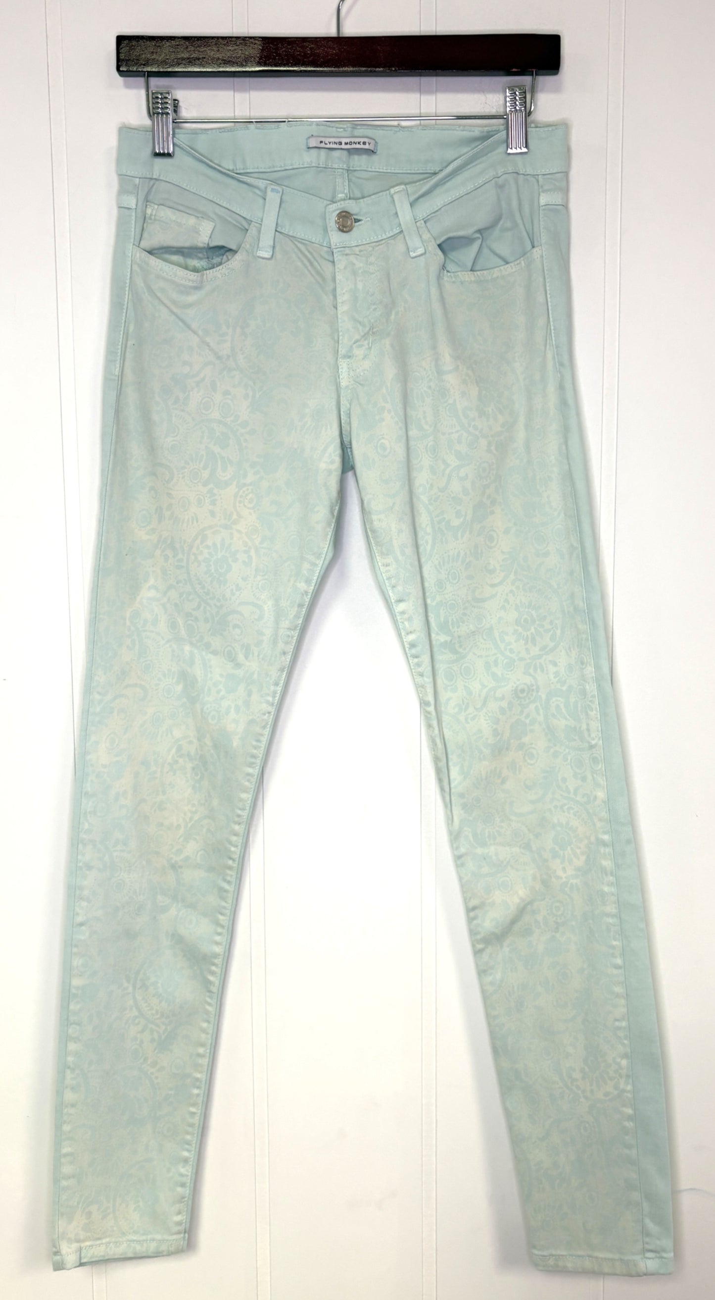 Flying Monkey Floral Jeans