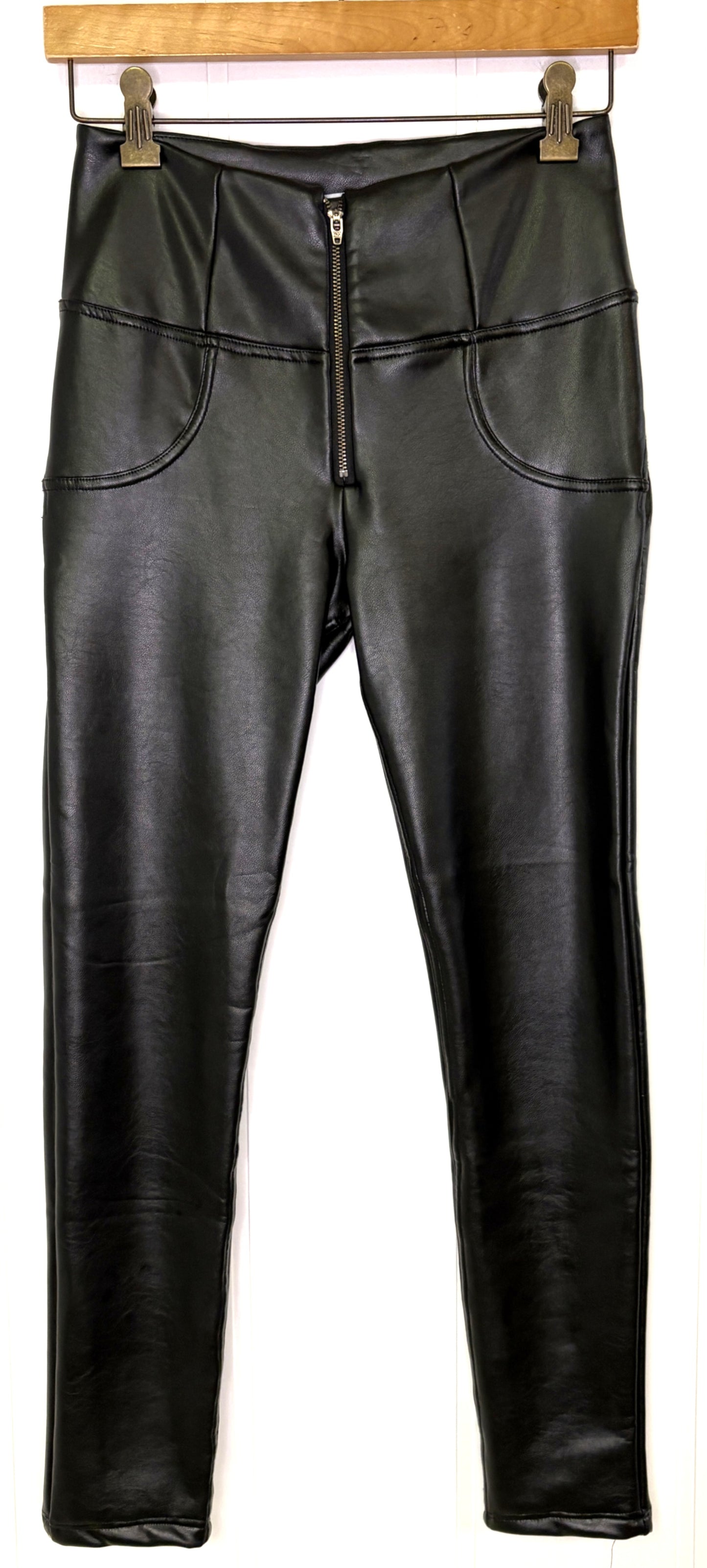 Pleather Zip Pants