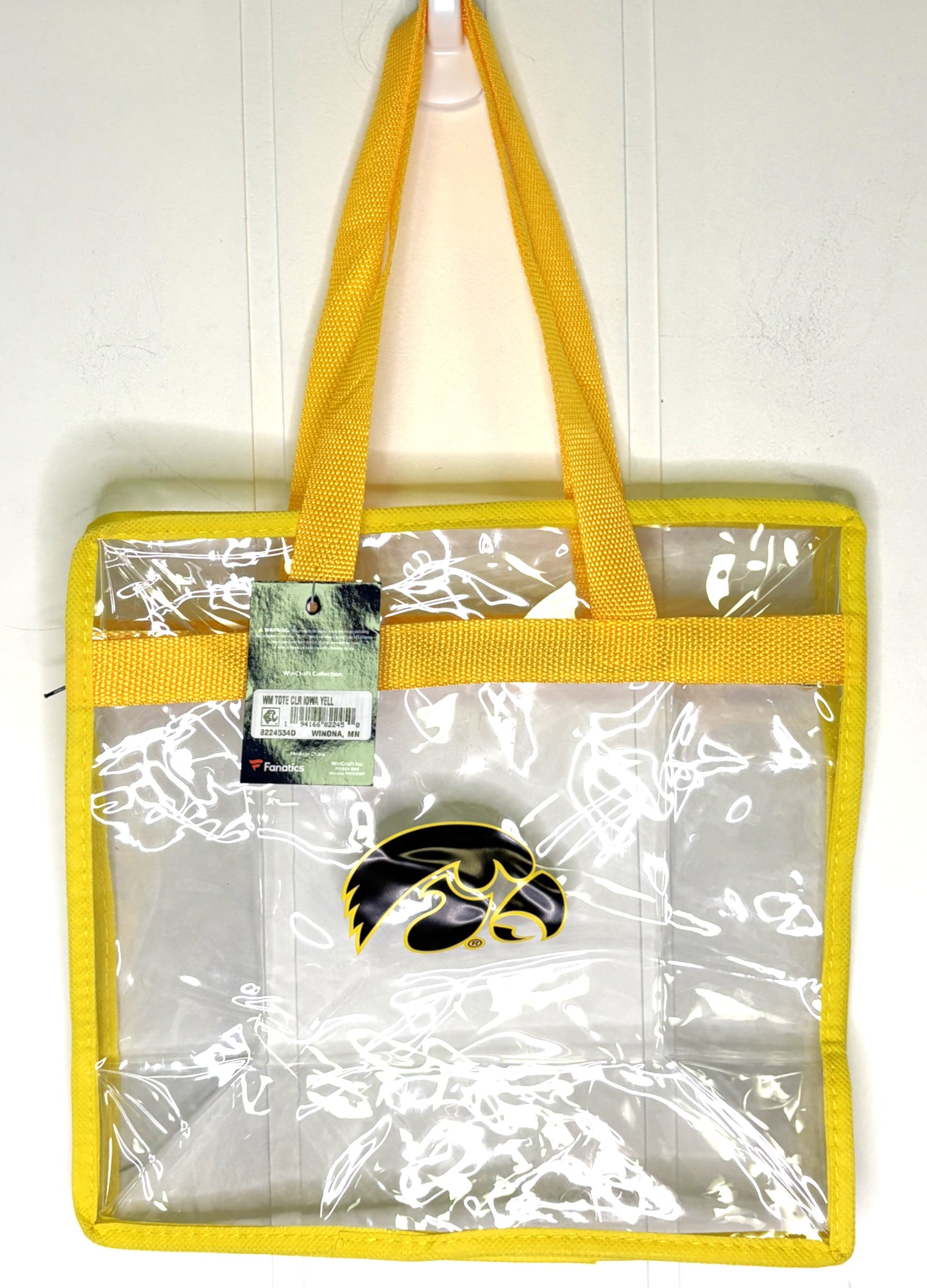 Iowa Hawkeyes Clear Bag