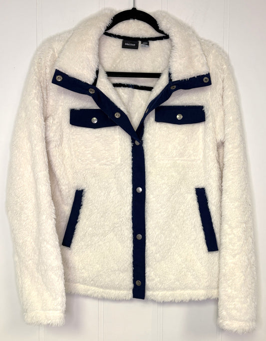 Fuzzy Button Down Jacket