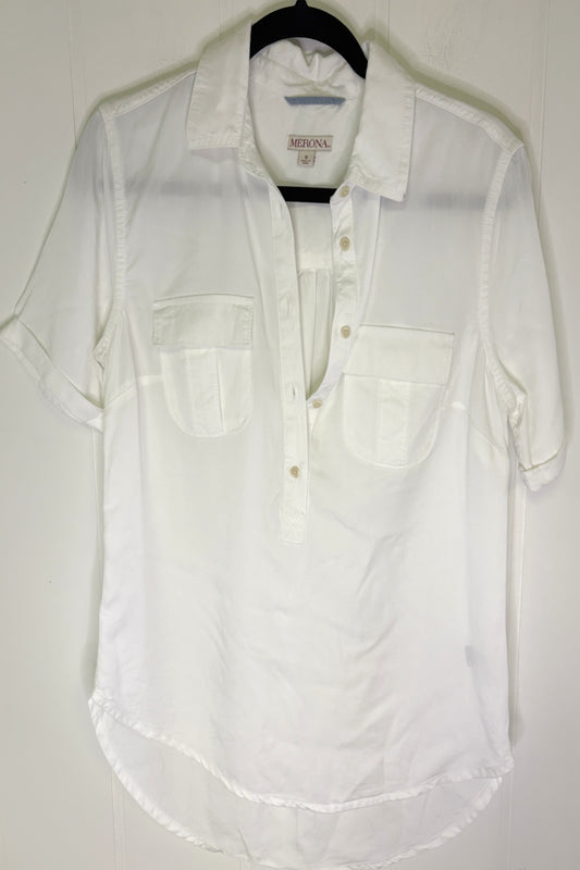 Tunic Button-Down Blouse