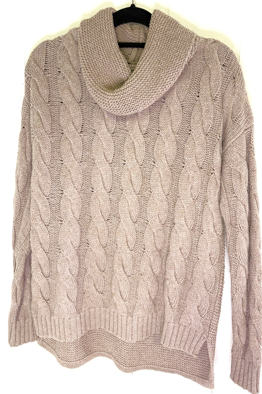 Cable Knit Turtleneck Sweater