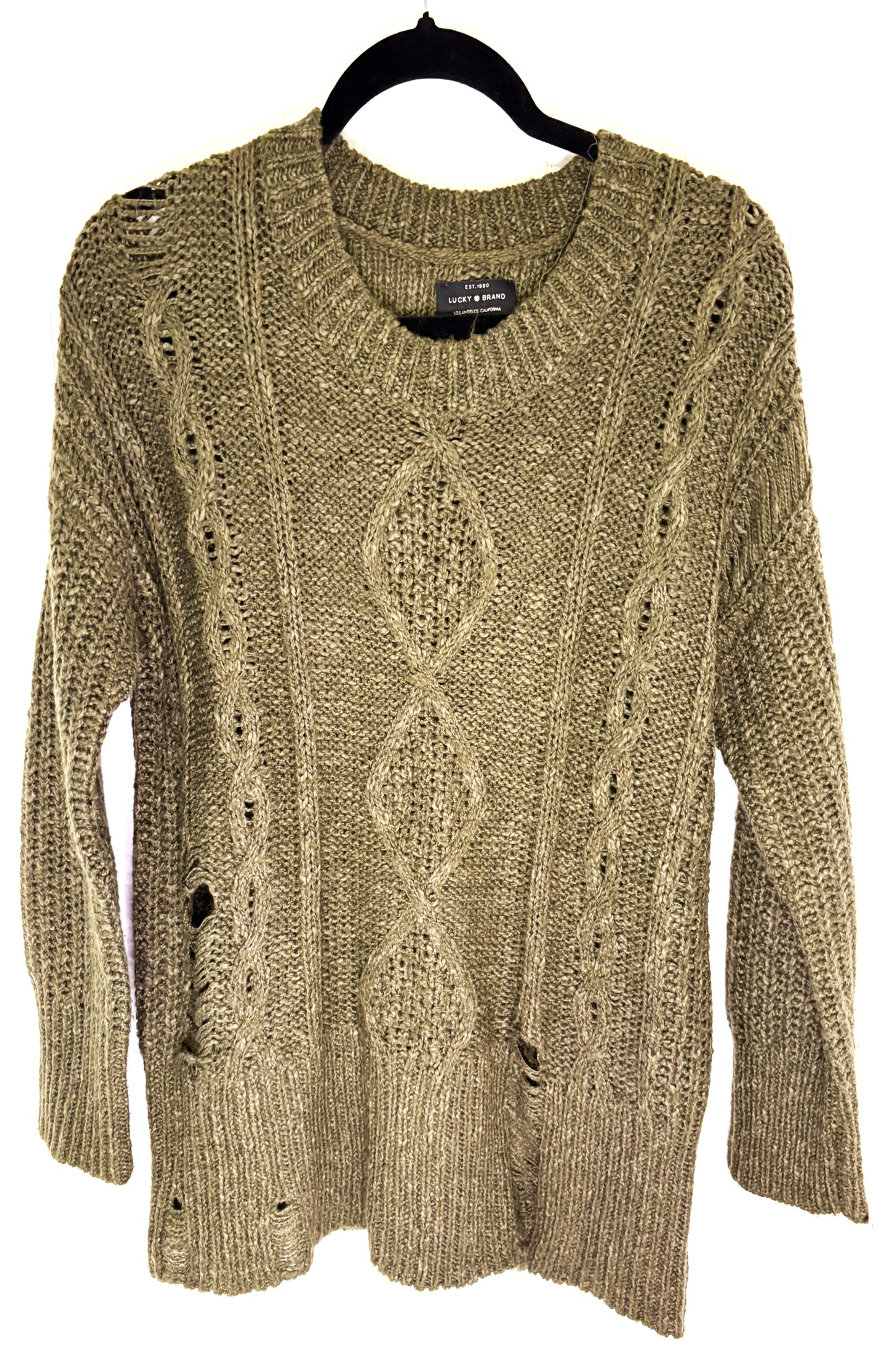 Lucky Brand Distressed Sweater