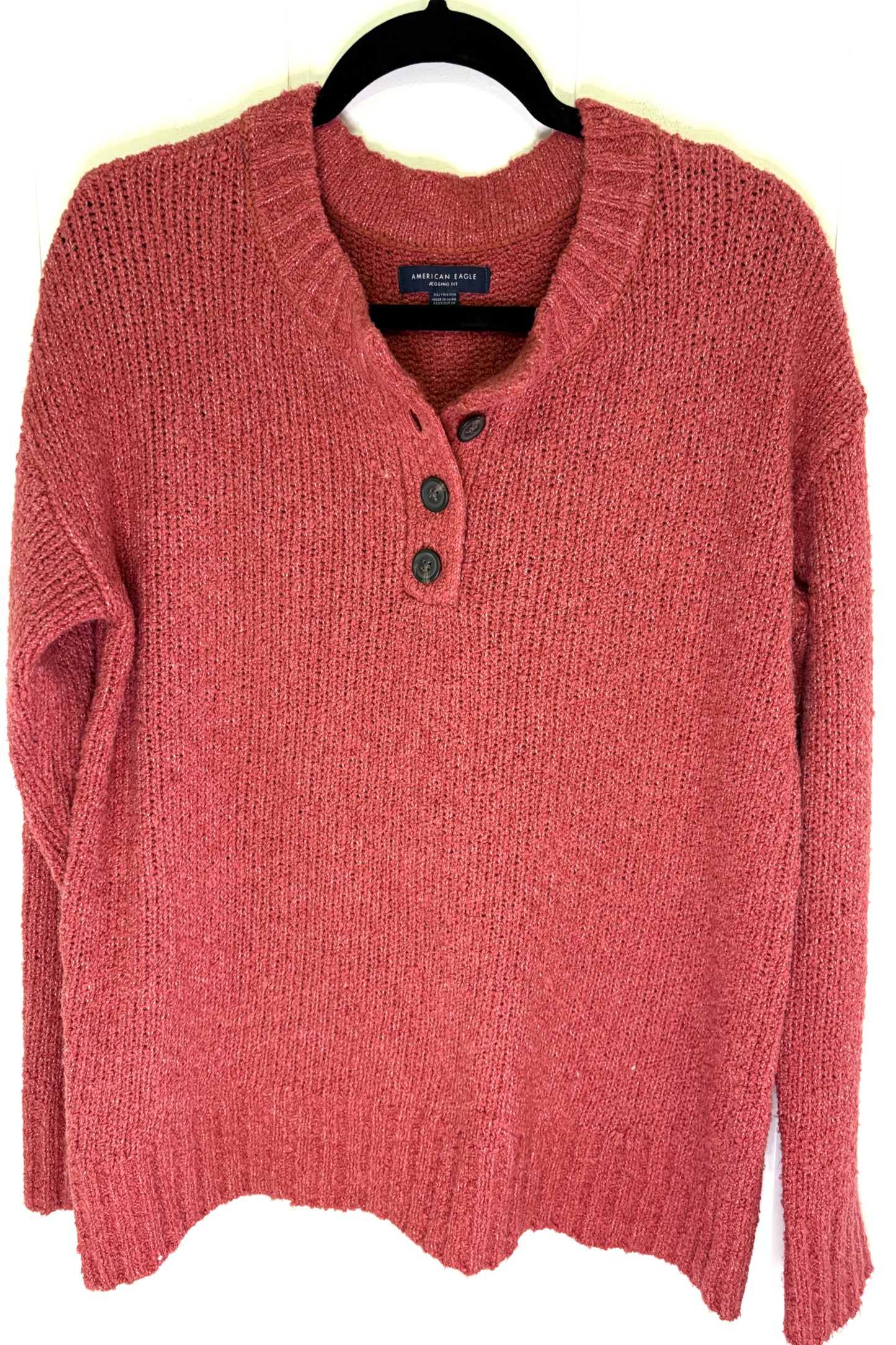 AE Jegging Fit Henley Sweater