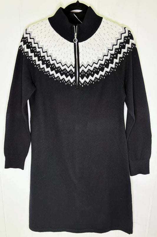 Talbots Half Zip Sweater Dress