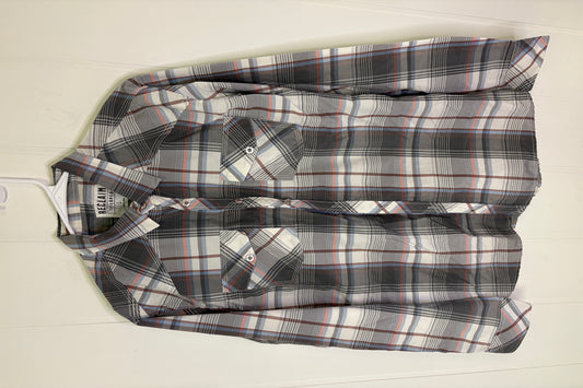 LS Plaid Button Down