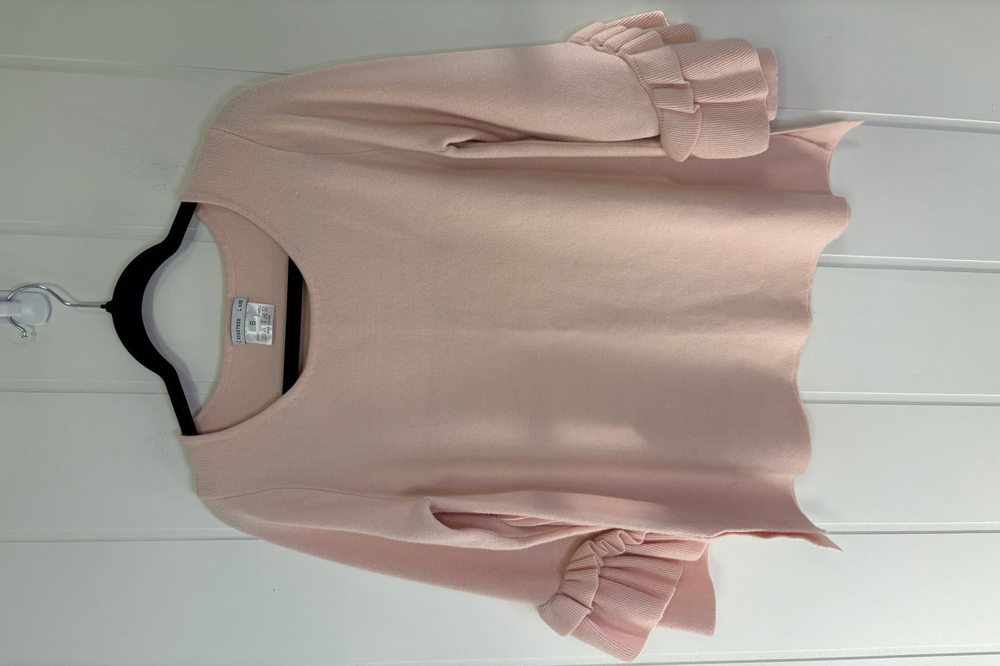 Layered Ruffle Sleeve Sweater