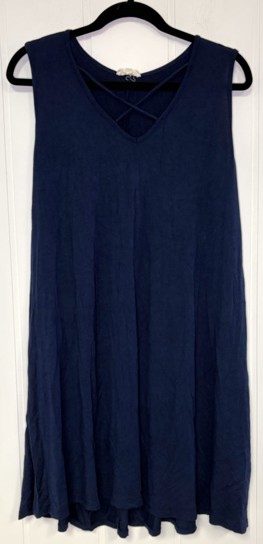 Criss Cross Front Tunic Top