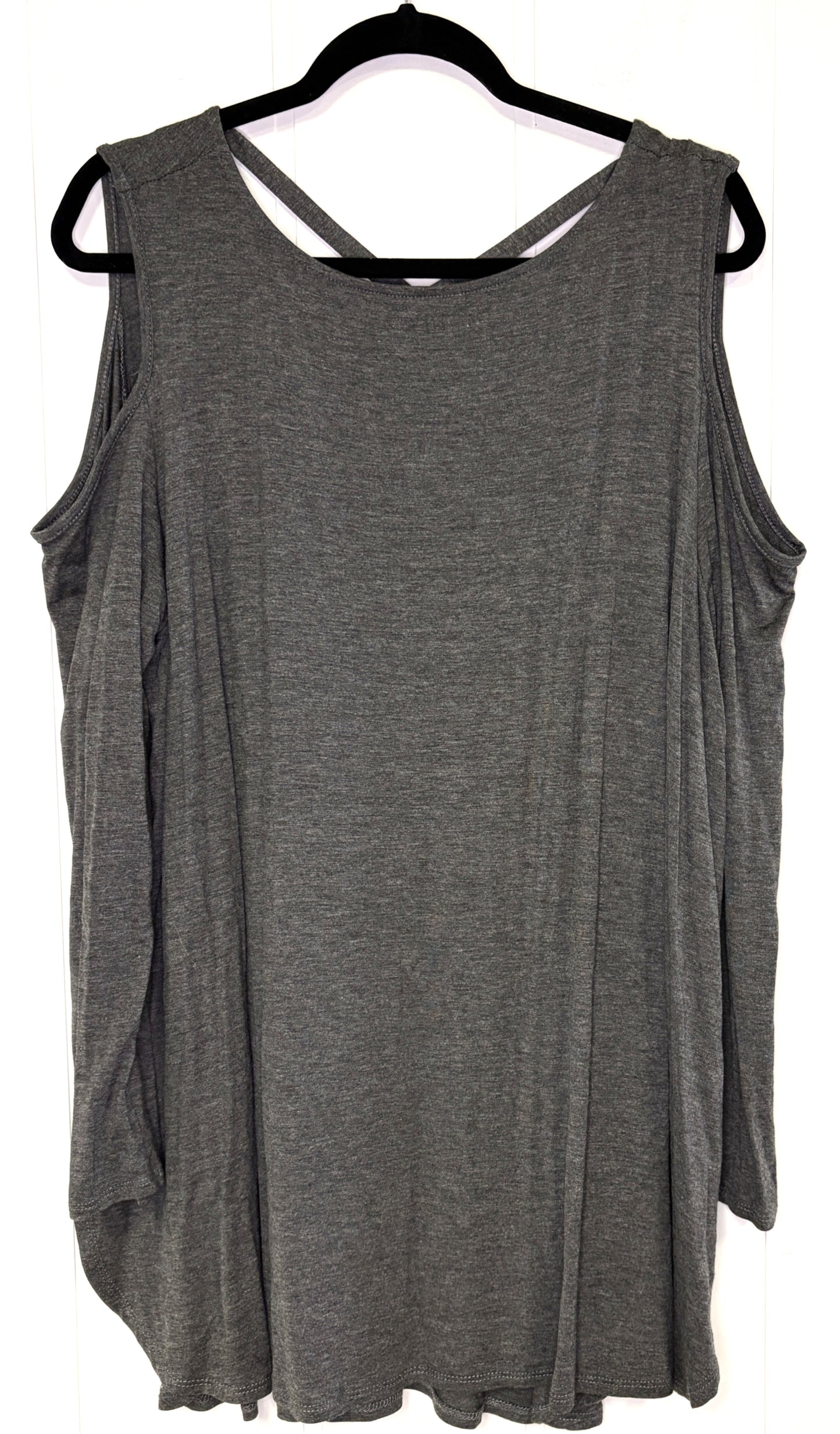 Emerald Cold Shoulder Top