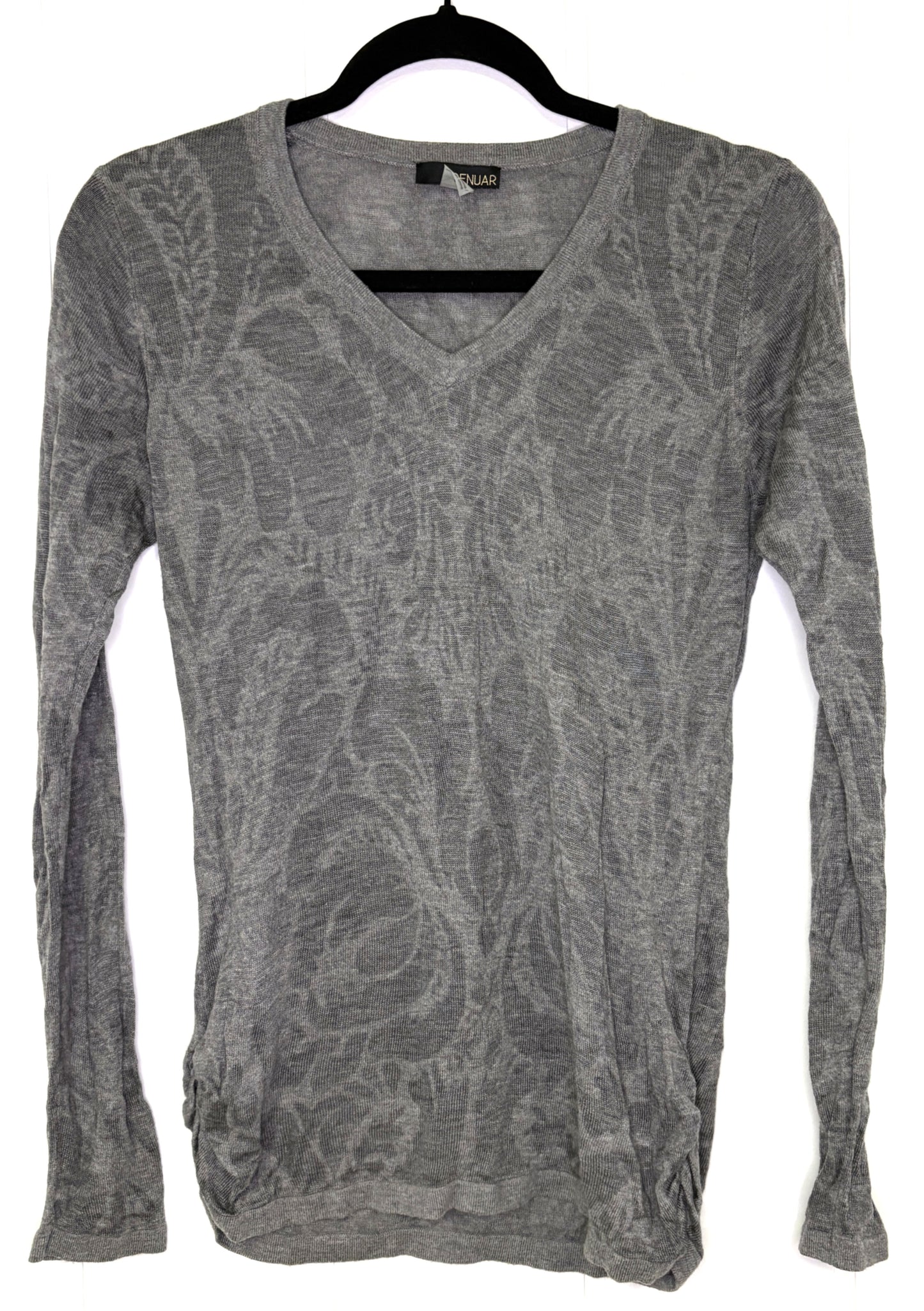 Renuar Leaf Pattern Sweater