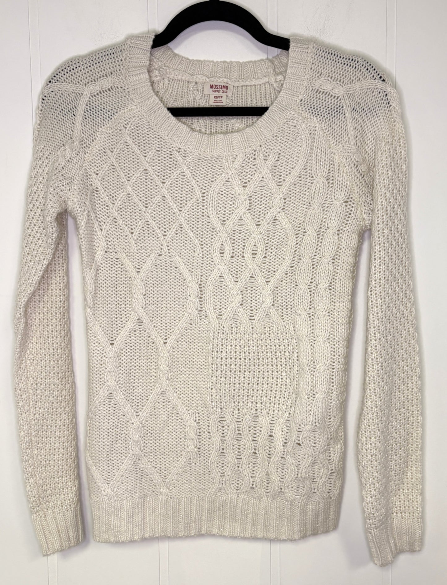 Mossimo Cable Knit Sweater