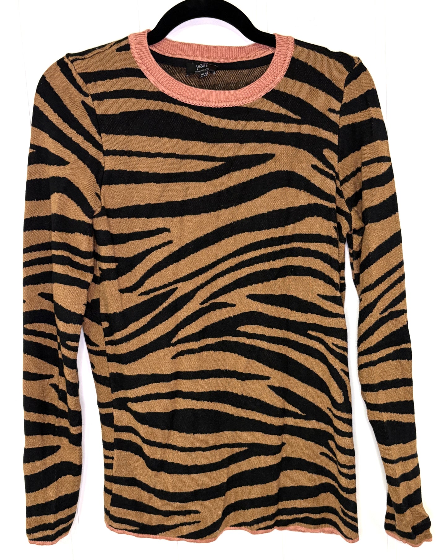 Yest Tiger Print Sweater