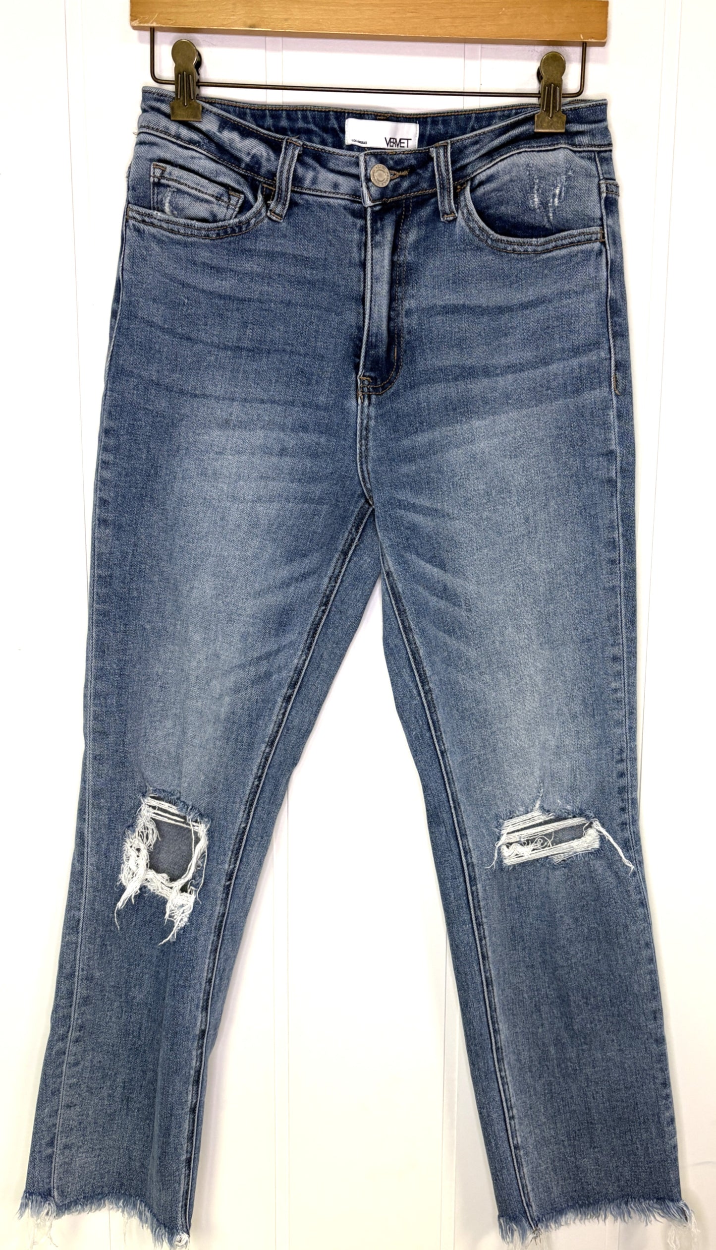 Vervet 'Destroyed' Denim Jeans