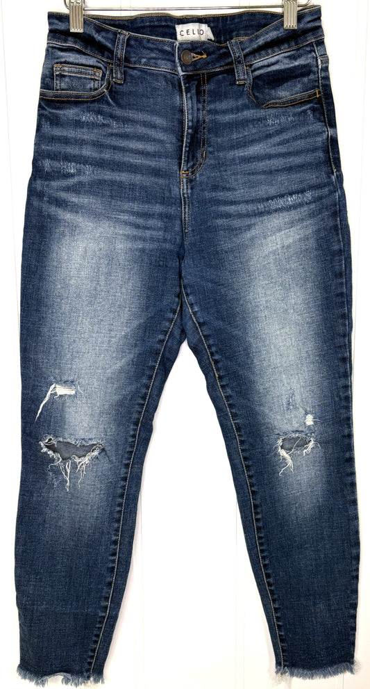 Cello Fringe Ankle Jeans