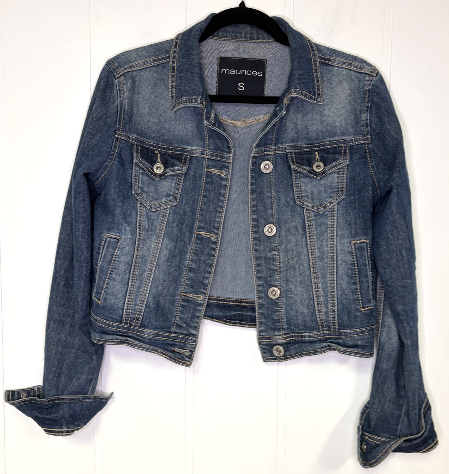 Maurices Cropped Denim Jacket