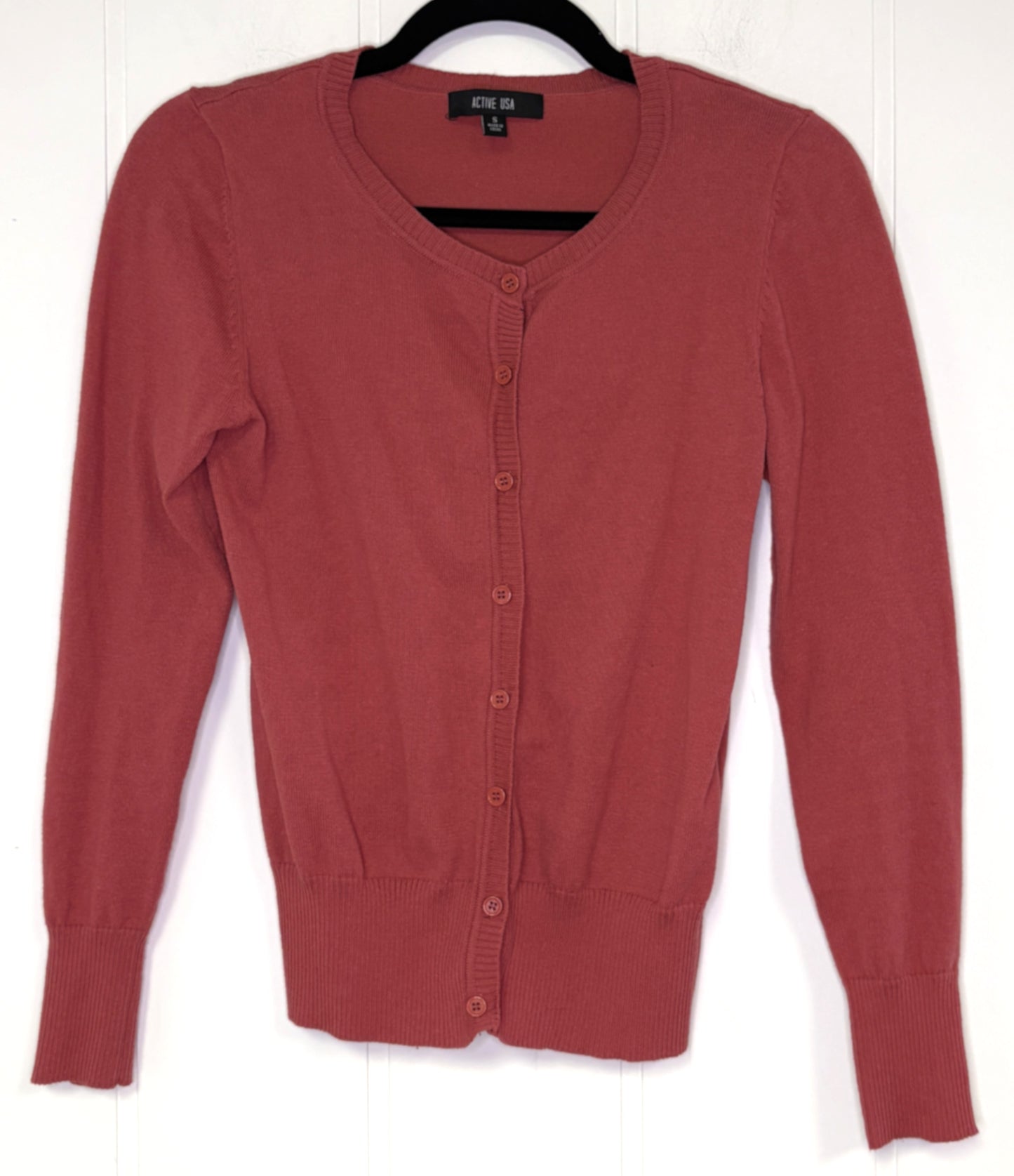 Active USA Button Cardigan