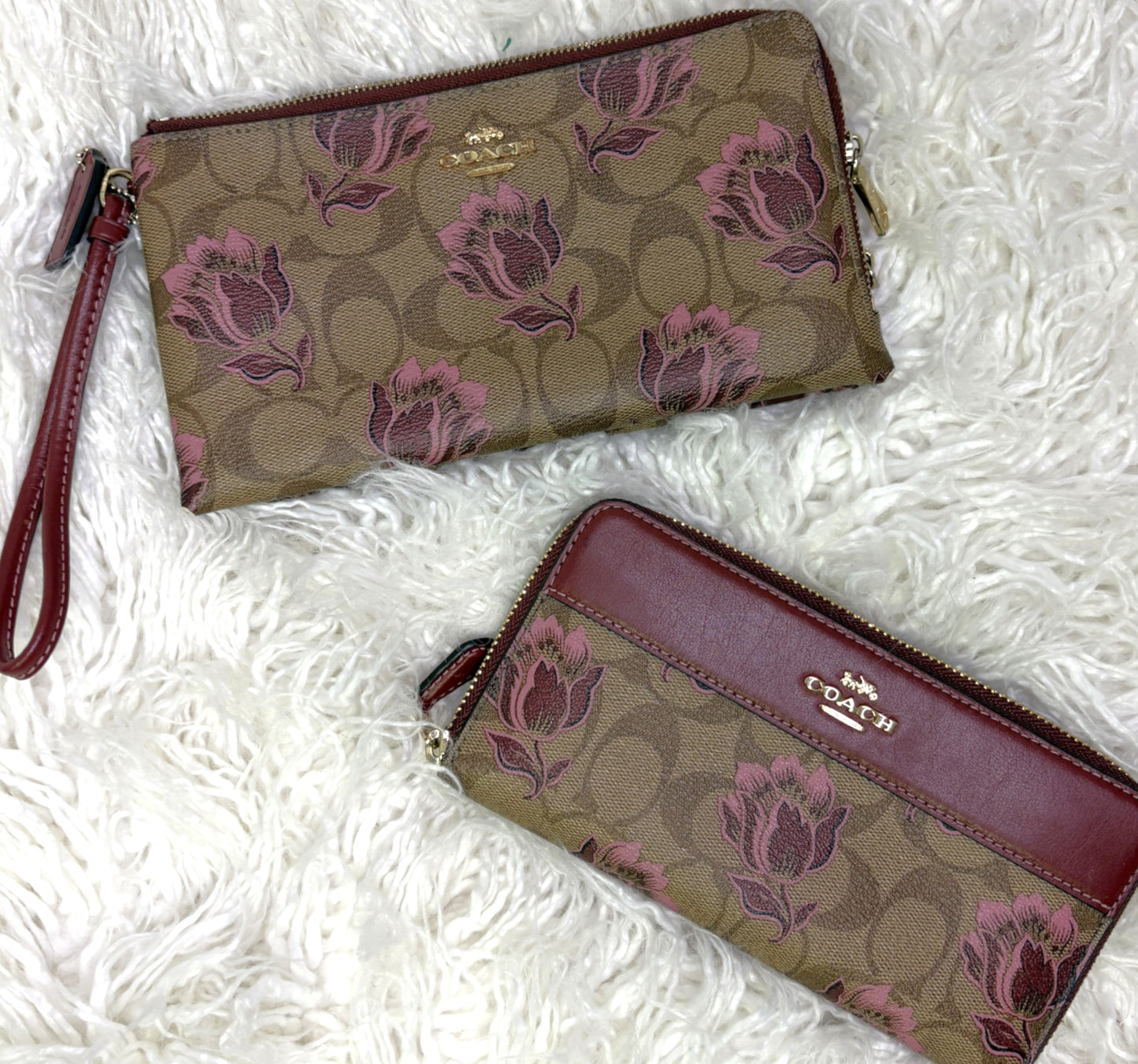Coach Wallets w/Flwr Print
