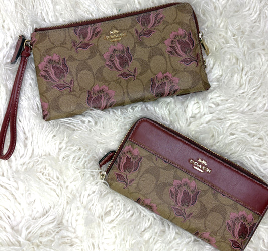 Coach Wallets w/Flwr Print