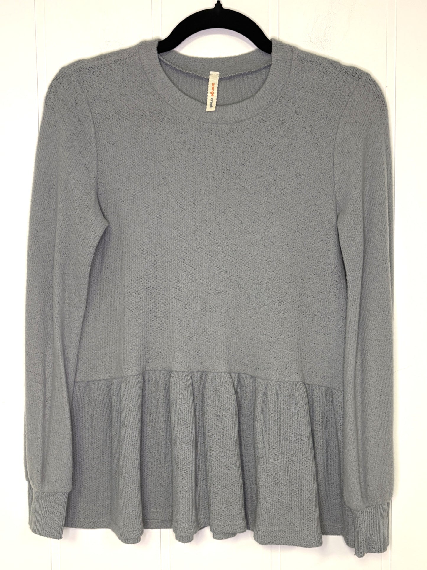 Peplum Long Sleeve Sweater