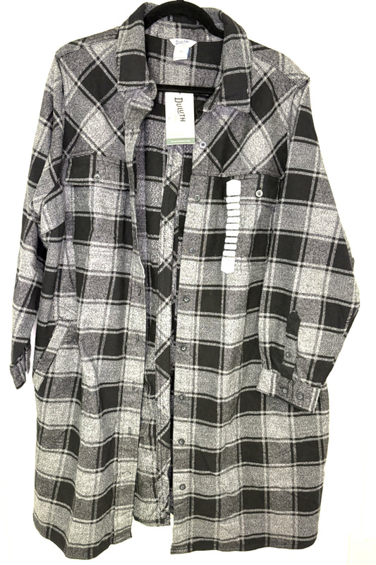 'Folklore Flannel Duster'