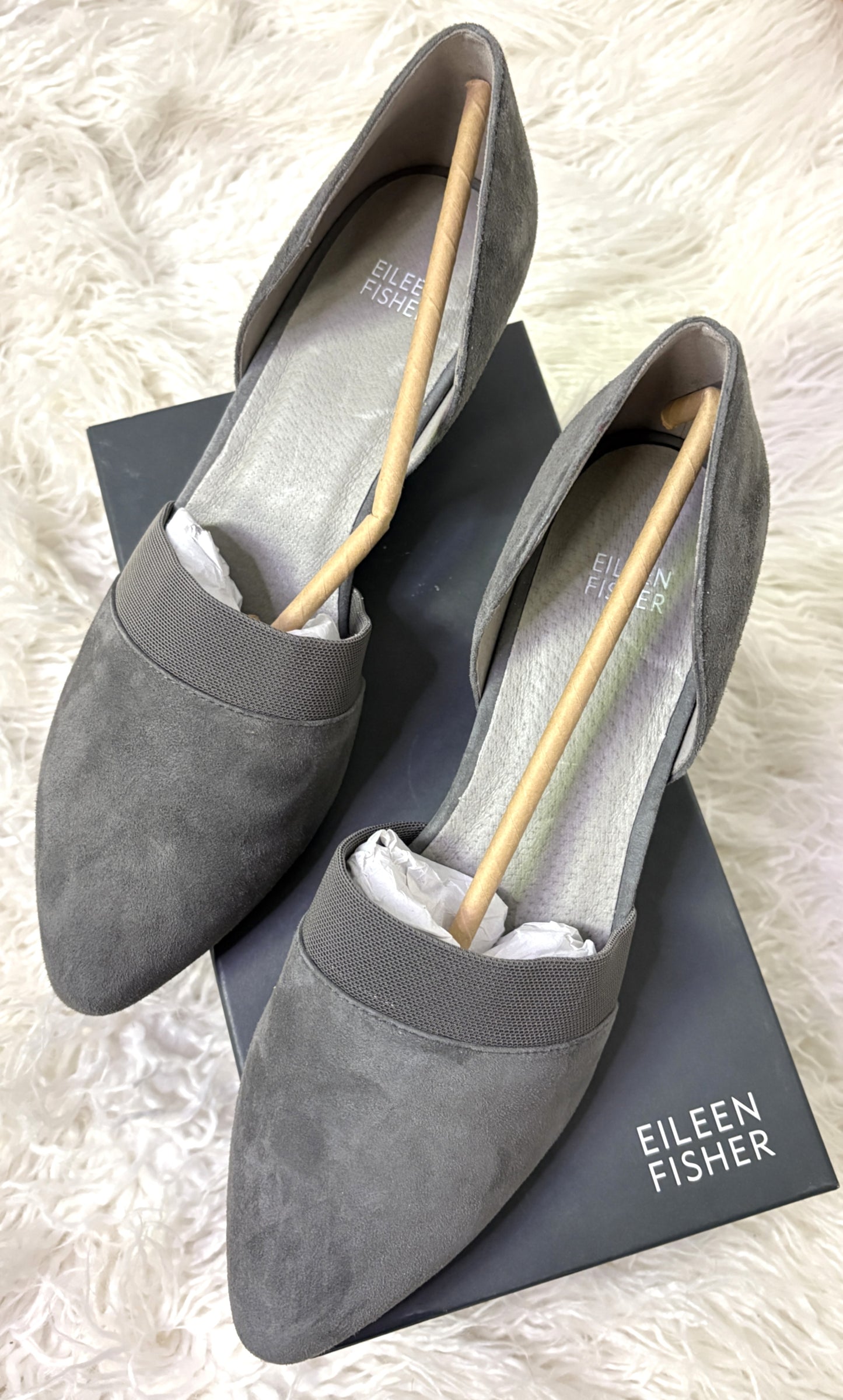Eileen Fisher Suede Loafers
