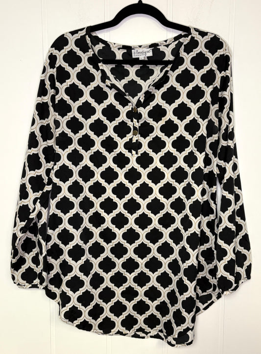 Geometric Tunic Blouse