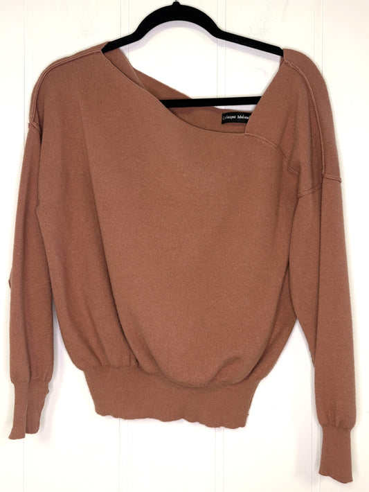 Asymmetrical Neckline Sweater