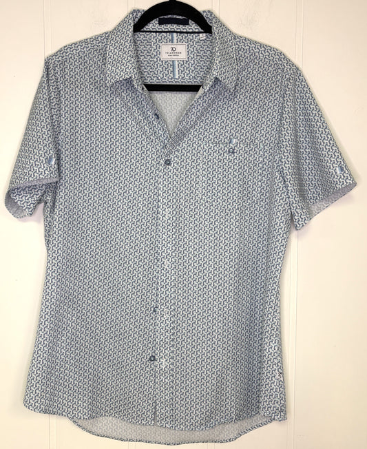 7 Diamonds Geometric Button-up