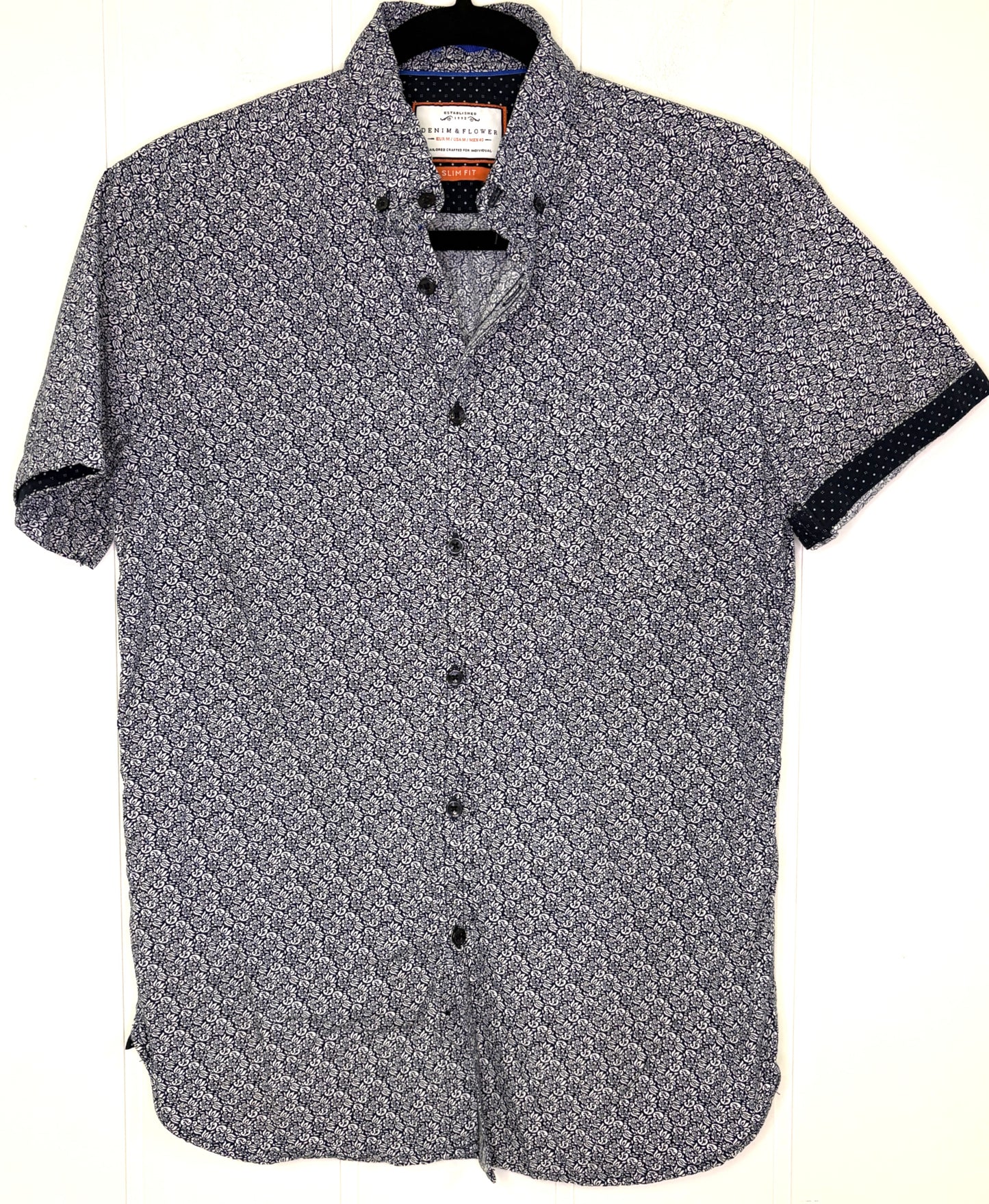 Denim & Flower Paisley Button-up
